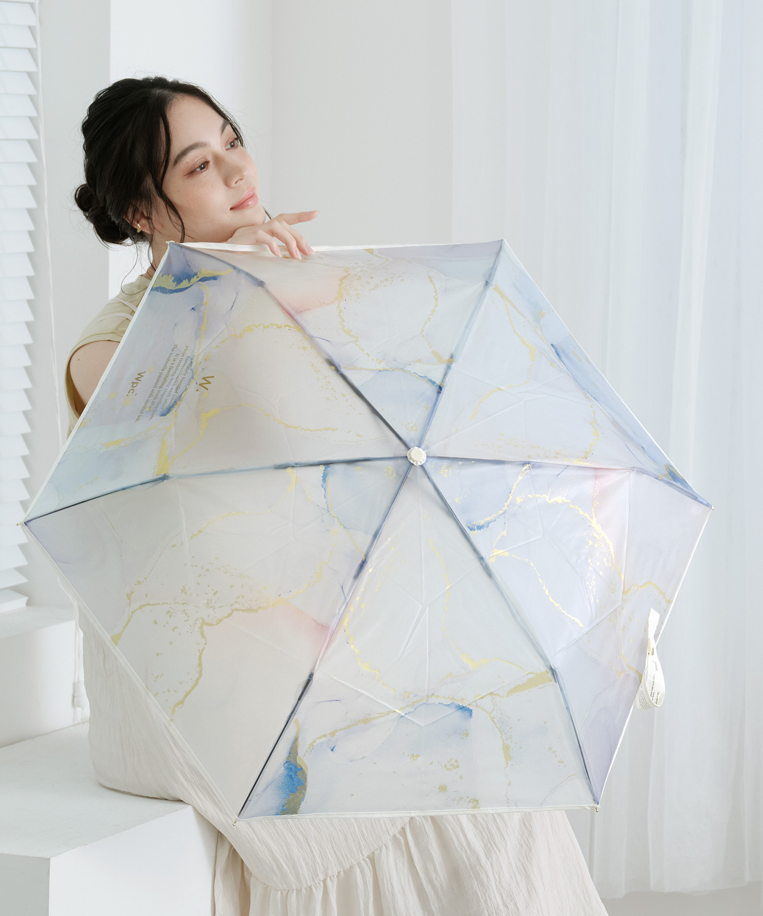 Wpc.公式】［ビニール傘］インクアートアンブレラ ミニ 親骨49cm