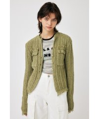 moussy/FRINGE KNIT カーディガン/505894197