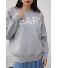 AZUL by moussy/アソートロゴスポンディッシュニット/505894201