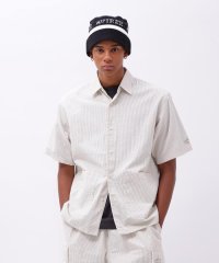 AVIREX/SHORT SLEEVE SUCKER STRIPE VACATION SHIRT/505894285