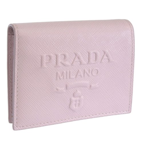 プラダ PRADA 新品 未使用 サフィアーノ 二つ折り長財布 赤 カード 