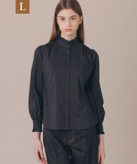 MACKINTOSH LONDON/【L】コットンナイロンストレッチスタンドカラーブラウス/505875064