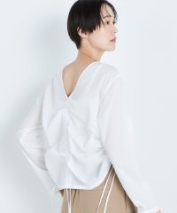 Rie Miller/シャーリング2WAYブラウス/505876428