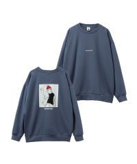 MAC HOUSE(men)/RED CAP GIRL レッドキャップガール ポンチ素材 バックプリントトレーナー 24308/505892889