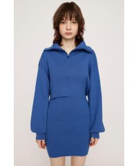 SLY/BIG COLLOR ZIP UP 2P ショートワンピース/505896629