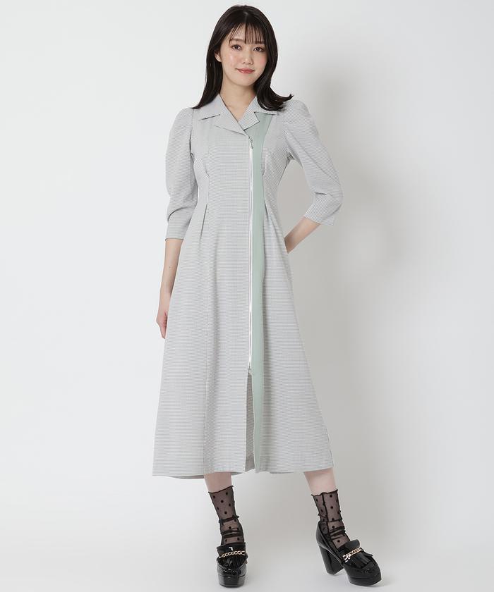 ＊送料・関税込み＊CHLOE ミディシャツワンピース ルーシュ セール 60%OFF】シャツボリュームミニワンピース(506844646