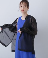 N Natural Beauty Basic/バンドカラースリットシアーシャツ 24SS/505896668