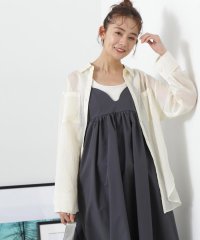 N Natural Beauty Basic/シアーストライプシャツ 24SS/505896670