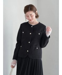 YECCA VECCA/イェッカ ヴェッカ YECCA VECCA バイカラートリミングジャケット/505897480
