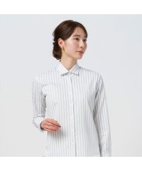 TOKYO SHIRTS/【ECOVERO(TM)】 形態安定 ワイド衿 長袖 レディースシャツ/505897487