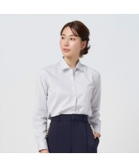 TOKYO SHIRTS/【ECOVERO(TM)】 形態安定 ワイド衿 長袖 レディースシャツ/505897492