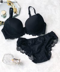 fran de lingerie/選べる盛りブラしっかり盛胸＆安定感◎ 「レーシーメイクブラ004 ペアブラジャー（ワイヤー有り）」 ブラジャーショーツセット/505898069