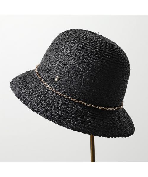 美品✨》HELEN KAMINSKI ヘレンカミンスキー ラフィアハット 黒