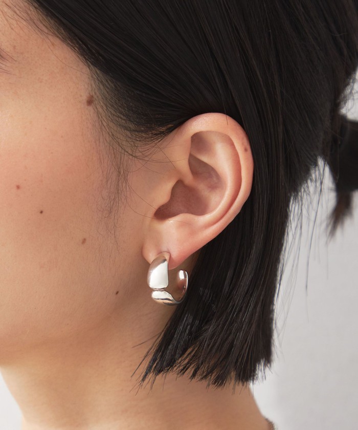 PHILIPPE AUDIBERT＞PA Dea フープ ピアス SIL＜Select by EMMEL
