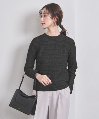 UNITED ARROWS/シャーリング ミニフリル ノーカラー ブラウス/505890136