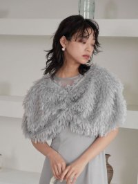 petirobe/プチローブ petirobe シャギーファーボレロドレス/505899038