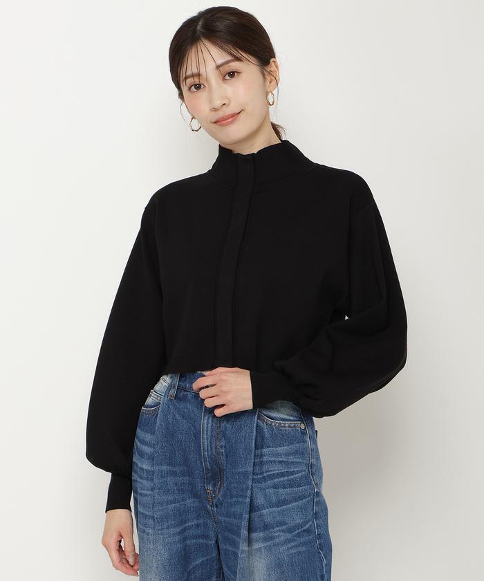 セール 60%OFF】スタンドネッククロップドニットジャケット セール 60%OFF】スタンドネッククロップドニットジャケット