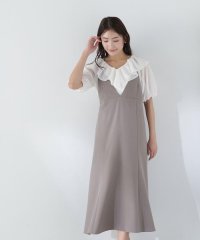 NATURAL BEAUTY BASIC/カーブネックラインキャミワンピース/505899095