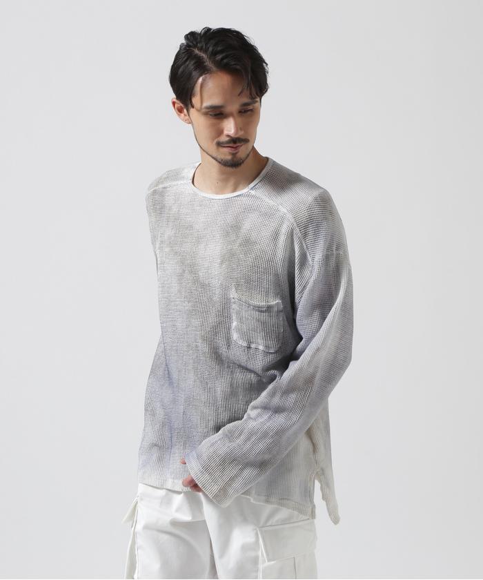 ANCELLM/アンセルム/DYED MESH LS T－SHIRT(505899233