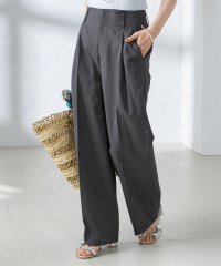 SHIPS WOMEN/〈手洗い可能 〉ドライオックス フロント タック ストレート パンツ 25SS/505899313