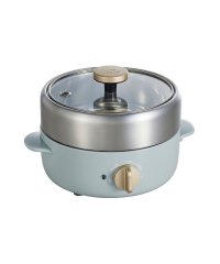 BRUNO/ブルーノ BRUNO 【日本正規品】ブルーノ グリルポット 電気鍋 2人用 1人用 BRUNO 煮る 焼く 蒸す 炊く グリルプレート コンパクトマルチグリルポ/505899403