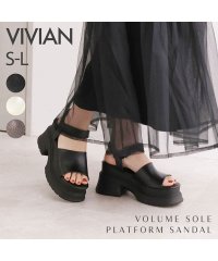 Vivian/厚底プラットフォームサンダル/505899432