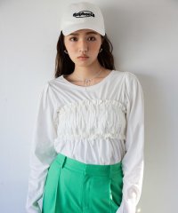 VIS/ビスチェドッキングデザインロングTシャツ/505899687