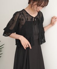 Bab/【オケージョンドレス/結婚式/2サイズ展開/SET ITEM/インナー付き/裏地付き】レースボレロ＋キャミワンピースＳＥＴ/505900498