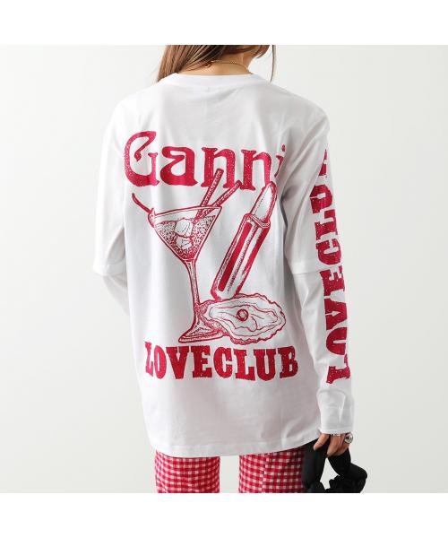 セール 43%OFF】ガニー GANNI GANNI ロンT Light Jersey Layered セール 43%OFF】ガニー GANNI GANNI ロンT Light Jersey Layered