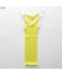 Oscalito/オスカリート Oscalito オスカリート 3162 レース付き タンクトップ リブ コットン LACE/505901176