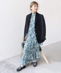 SHIPS WOMEN/* 〈手洗い可能〉楊柳 フラワー プリント ティアード ワンピース 24SS ◇/505901321