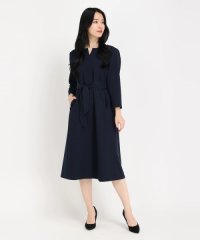 STRAWBERRY FIELDS/ストロベリーフィールズ STRAWBERRY FIELDS 2wayストレッチキーネックワンピース/505901532
