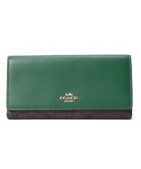 COACH/コーチ C5966 長財布 SLIM TRIFOLD WALLET スリム シグネチャー レディース/504867828