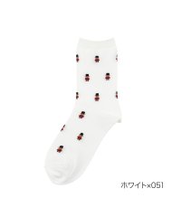 MACKINTOSH PHILOSOPHY/福助 公式 靴下 クルー丈 レディース MACKINTOSH PHILOSOPHY バッキンガムベア柄 総柄 3307V826<br>婦人 女性 フクスケ fu/505633099