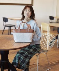 Samantha Thavasa/シンプルナイロン×合皮トート 小サイズ/505863094