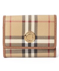 BURBERRY/バ－バリ－ 8070415 三つ折り財布 ミニ財布 チェック レディース/505878690