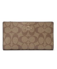 COACH/コーチ C8714 長財布 小銭入れ付 スリム シグネチャー レディース/505878700