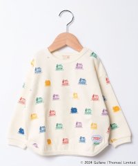 petit main/【セットアップ対応商品】【トーマス】ワッフル総柄長袖Tシャツ/505893360