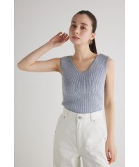 rienda/スパンコールVN Knit TOP/505901793