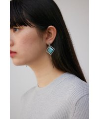 AZUL by moussy/アクリル×メタルアシンメトリーピアス/505901827