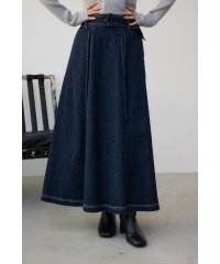 AZUL by moussy/ボックスプリーツデニムスカート/505901838