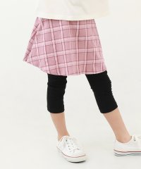 devirock/【両側ポケット付き】6分丈 総柄スカッツ 子供服 キッズ ベビー 女の子 ボトムス スカート スカッツ 6分丈スカッツ /505897660