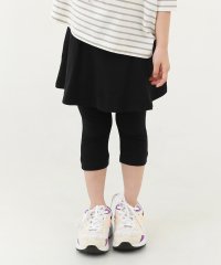 devirock/【両側ポケット付き】6分丈 無地スカッツ 子供服 キッズ ベビー 女の子 ボトムス スカート スカッツ 6分丈スカッツ /505897661