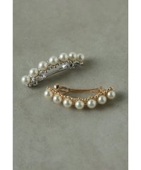 niana/ニアナ niana パールメタルバレッタ 結婚式 成人式 バレッタ ヘアアクセサリー/505902102