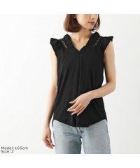 Oscalito/Oscalito ノースリーブ Tシャツ 6773 Vネック フリル/505902384