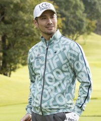 le coq sportif GOLF /【ストレッチフォーサー】ロゴジャガードブルゾン/505875799