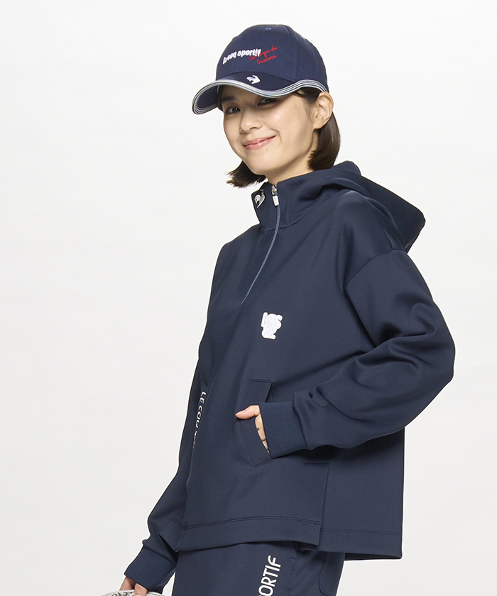★上下セットアップ★ルコックゴルフ◆フロントジップパーカー◆グレー セール 60%OFF】ハーフジップフーディー(505875878) | ルコック