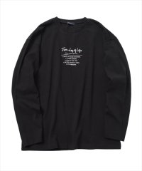 GLAZOS/【WEB限定】フロントアソートプリント長袖Tシャツ/505898362