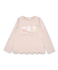 SLAP SLIP/アニマルバレエウサギ裾スカラップお花シフォン長袖Tシャツ(80~130cm)/505901671