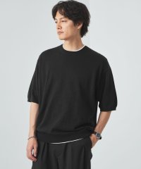 green label relaxing/コットン/アクリル レイヤード 半袖 クルーネック Tシャツ＆ニット/505909029